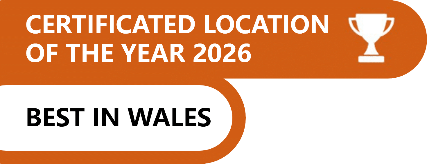 Certificated Location of the year 2026 Best in Wales